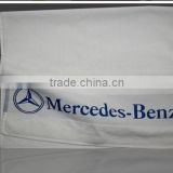 embroideried cotton terry bath towel