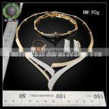 Wholesale Women Jewelry Brazilian 18k Saudi Plated Gold Jewelry Quality Choice thumbnail-2