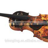 Christmas Theme Art Violin Style Ornament thumbnail-2