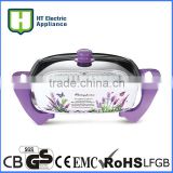 decals square electric pan with steamer