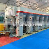 8 color high speed automatic rotogravure printing machine