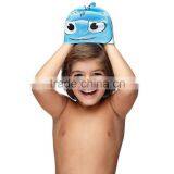 Wholesale Waterproof Softtextile Silicone Swim Cap thumbnail-2