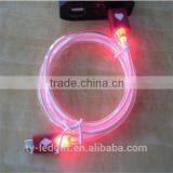 Colorful fashion LED Light Data cheap led usb data line