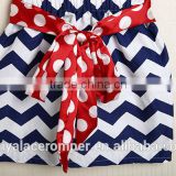 wholesale girl's tight skirts boutique baby clothes 100% cotton chevron skirt