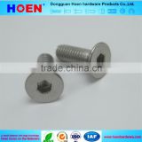 manufacturers china socket head screw din7991 class 10.9