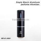 10ml Empty Black Aluminum Perfume Atomizer
