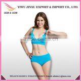 Sexy Fancy Girls Wire-free Bra Sets Push-up Yoga Brief Sets thumbnail-1