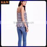Soft Peplum Cami for Women Cami Clothing thumbnail-3