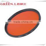 Red Color Glass Filter 37mm-86mm