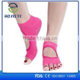 New Products 2016 Non Slip Custom Short Yoga Toe Socks With Grip Pad thumbnail-1