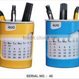 ROUND PEN HOLDER WITH CALENDAR thumbnail-1