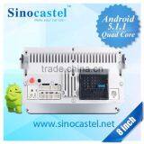Sinocastel High Quality 8 Inch Android Car Audio Player With 3G,Bluetooth,Mirror Link for vw Universal Series thumbnail-4