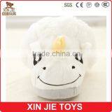 Nice Design Plush Unicorn Slippers ISO9001 Plush Slippers Manufacturer New Design Girls Plush Animal Slippers Quality Choice