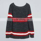 OEM Service Computer Knitted Pullover Adults Autumn Winter Varsity Sweater Women thumbnail-6