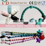 Wholesale Silicone Bead Baby Holder Chain Baby Pacifier Chain thumbnail-1