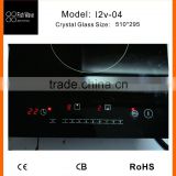china supplier home appliance 30cm 2 zones induction cooker with digital temperature control