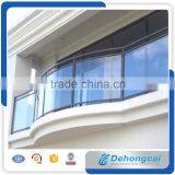 Customized Tempered Glass Stainless Steel Balcony Railing thumbnail-1