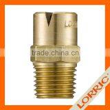Industrial Brass Vee Jet Flat Fan Spray Nozzle thumbnail-2