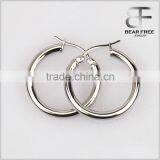 Factory Direct Price High Polished Stainless Steel Hoops Womens Mens Huggie Earrings thumbnail-4