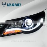 CE CCC E-mark certifications car accessories china wholesale led auto lights and light led headlight for tiguan headlight