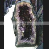 Natural Rock Amethyst Quartz Crystal Geode