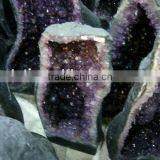 Natural Rock Amethyst Crystal Geode