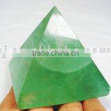 Natural Rock Green Fluorite Pyramid