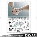 Fashion Couples Fish Temporary Tattoo Sticker/Waterproof Body Tattoo thumbnail-1
