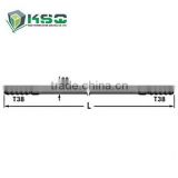 4 Inch / 6 Inch Threaded Drill Rod T38 Hex Extension Rod