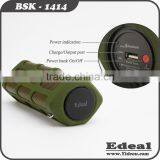 Outdoor Portable Water Proof Speakers on a Scooter