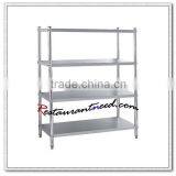 S026 Assemble 4 Tier Stainless Steel Shelving