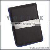 wholesale price made in china multiple function genuine leather money clip