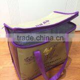 The cheapest price custom printing non woven fitness cooler bag for wine