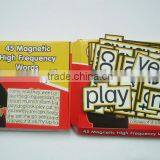 Custom High Frequency Magnetic Words, Magnet Words Puzzle, Custom Letters Magnets