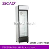 1500L Compressor Three Glass Doors Upright Display Showcase thumbnail-4