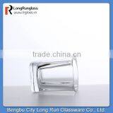 LongRun Elegant Crystal Square Mini Glass Candle Holder Tableware