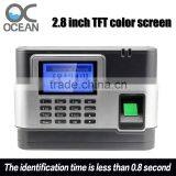 Ocean OC028 Finger Print Machine Biometric Time Attendance Employee Time Clock thumbnail-2