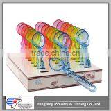 LFGB Cerificate Colorful Full Plastic Ice Cream Spoon