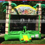 Inflatable Tropical Bounce House for kids