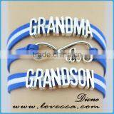 New Jewelry Fashion Leather Bracelet Infinity Love Braid Bracelet thumbnail-4