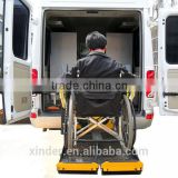 Outside mobility wheelchair lifts for disabled people