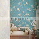 Non Woven Hot Sale Flower Garden Artificial Wallpaper thumbnail-6