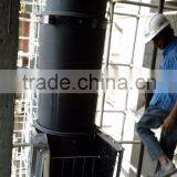 Construction Chutes, Floor Mounted, HMHDPE Material, Abrasion Resistant