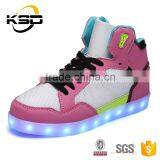 2016 The Latest High Neck Shoes For Men LED Light Up Shoes thumbnail-3