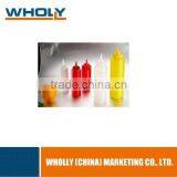 Clear Plastic BBQ Ketchup Sauce Soy Squeeze Bottles With Screw Cap thumbnail-2