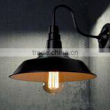 Industrial Metal Wall Lamps In Black thumbnail-4