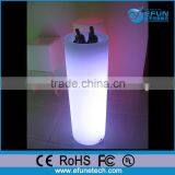 RGB Color Changing Lighting Wine Cooler Pot ,plastic Bar Led Party Cooler