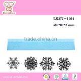 Hot Sale 5 Together Snowflake Lace Mold Decorating Fondant Cake Mat