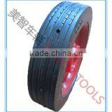 7X1.75 Semi-pneumatic Rubber Wheel for Tool Carts thumbnail-1