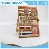 New Kids Learning Developmental Versatile Alphabet Abacus Wooden Toys thumbnail-5